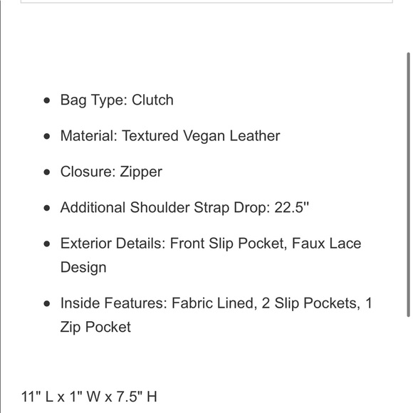 Urban Expressions Dorothy Crossbody Clutch - Picture 14 of 14